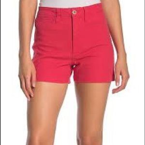 Madewell Emmett High Rise American Red Shorts